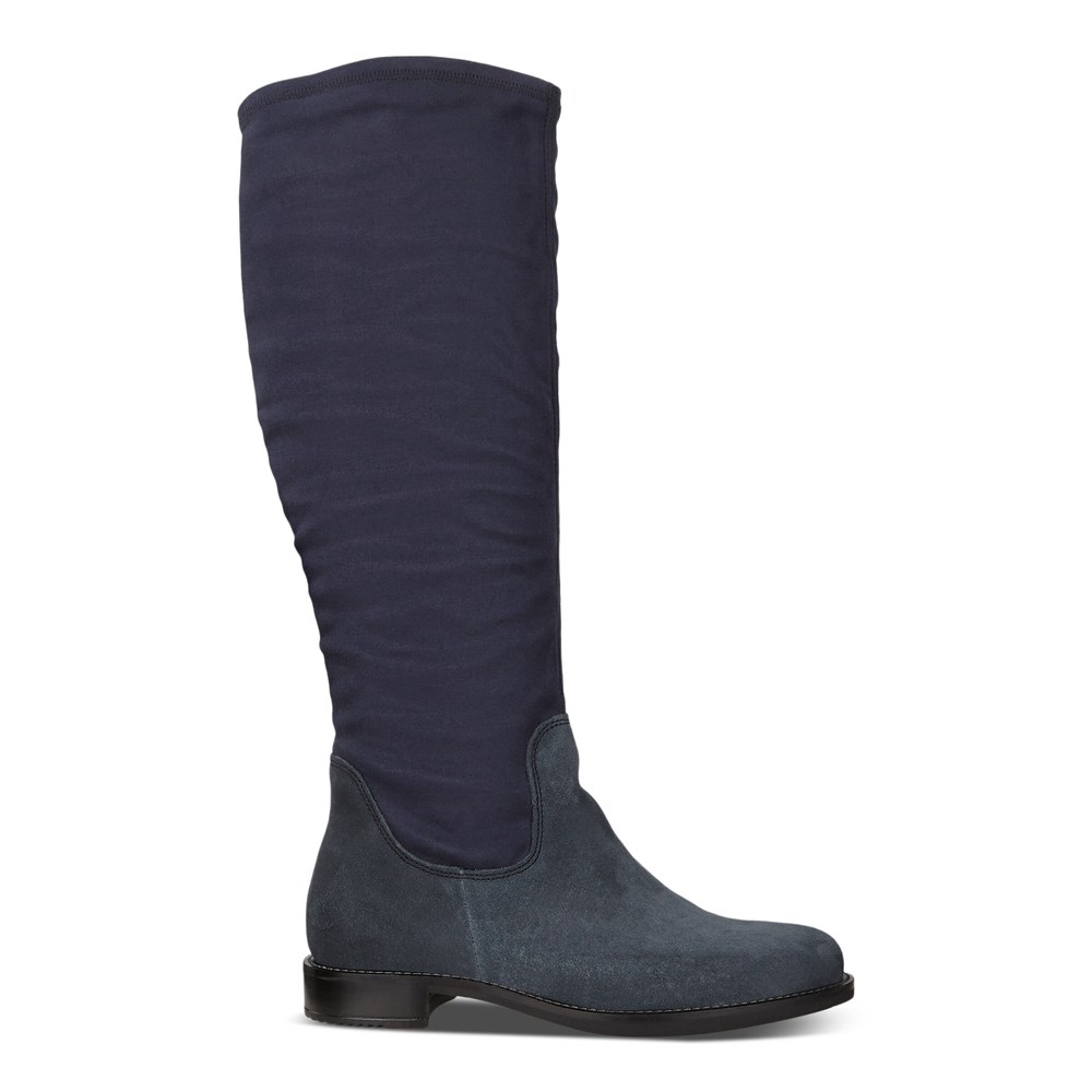 Botas Mujer - ECCO Sartorelle 25 High-Cut - Azul Marino - RVG681057